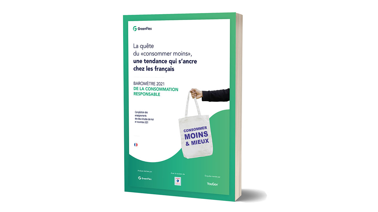 Couverture du livret baromètre de la consommation responsable 2021