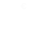 Pictogramme de trois pièces de puzzle et d'un signe euro