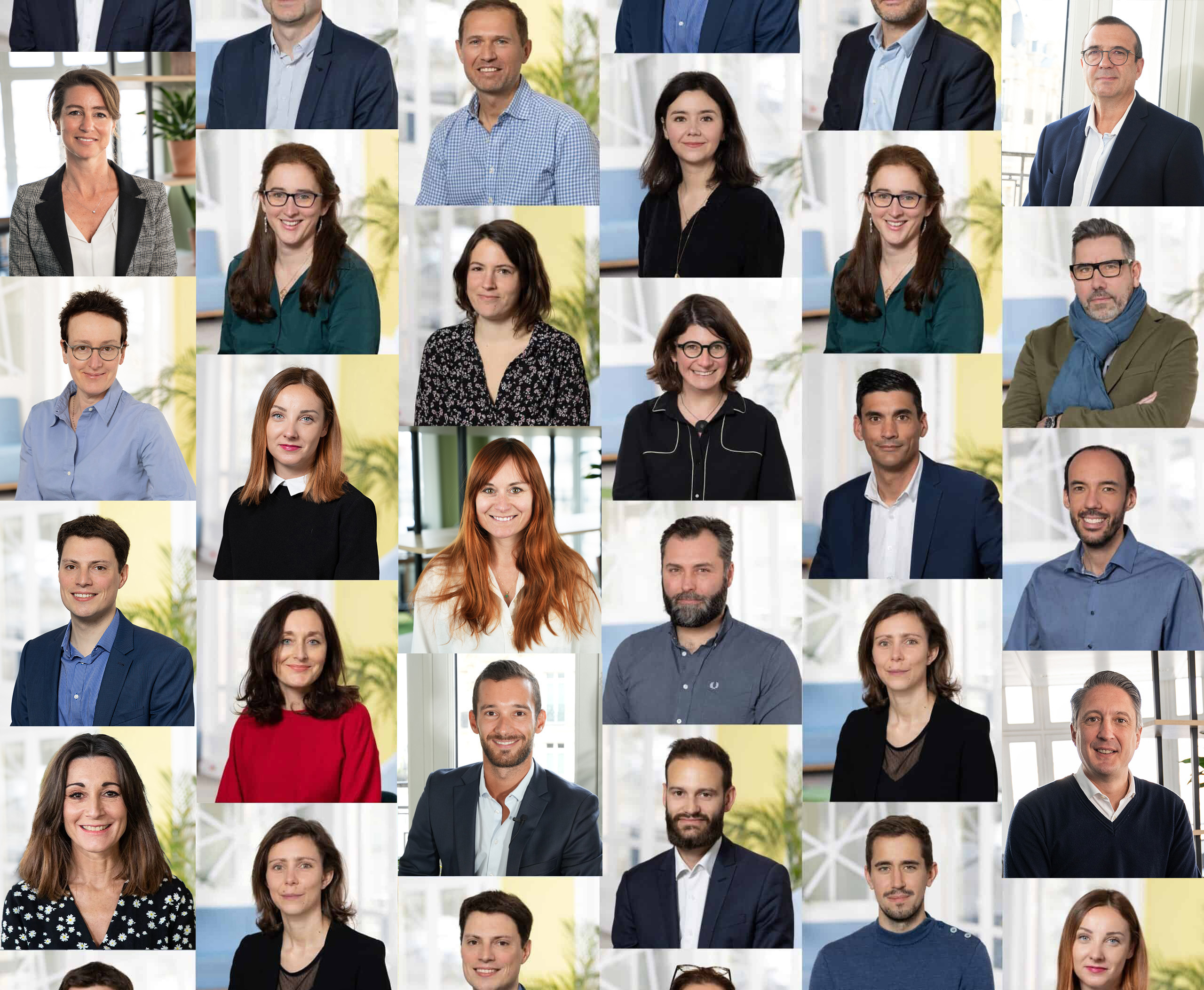Portraits des collaborateurs de GreenFlex