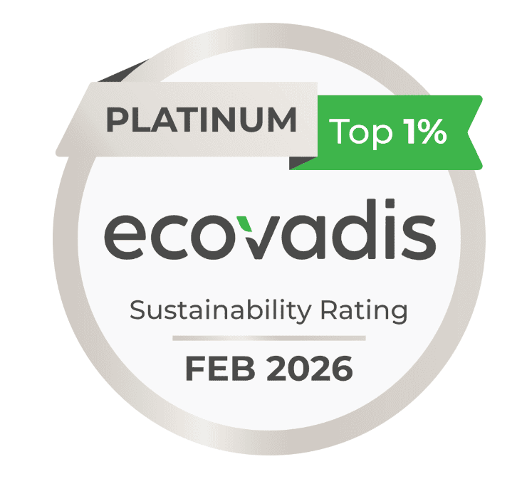 Médaille EcoVadis Platinum 2026