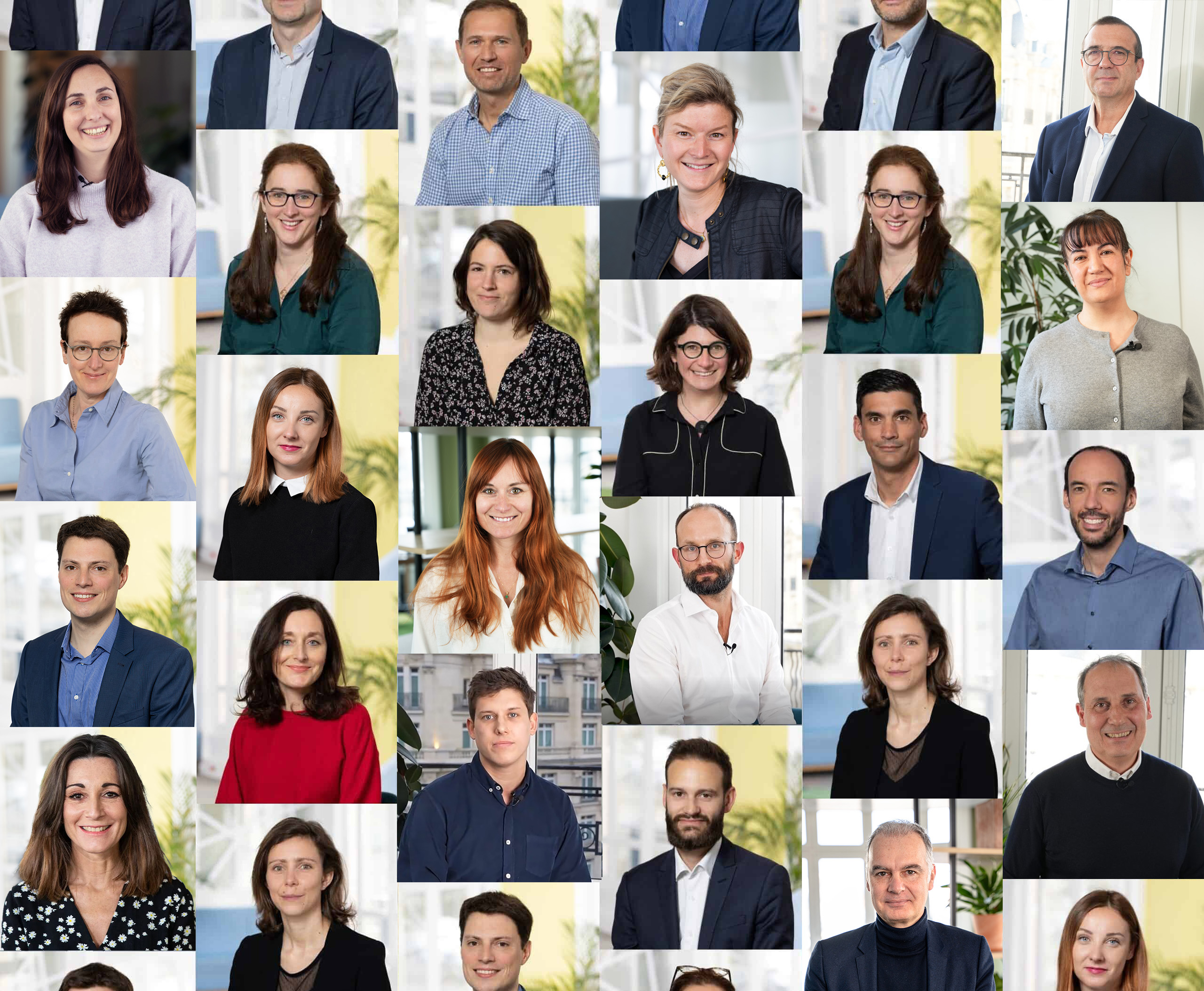 Portraits des collaborateurs GreenFlex